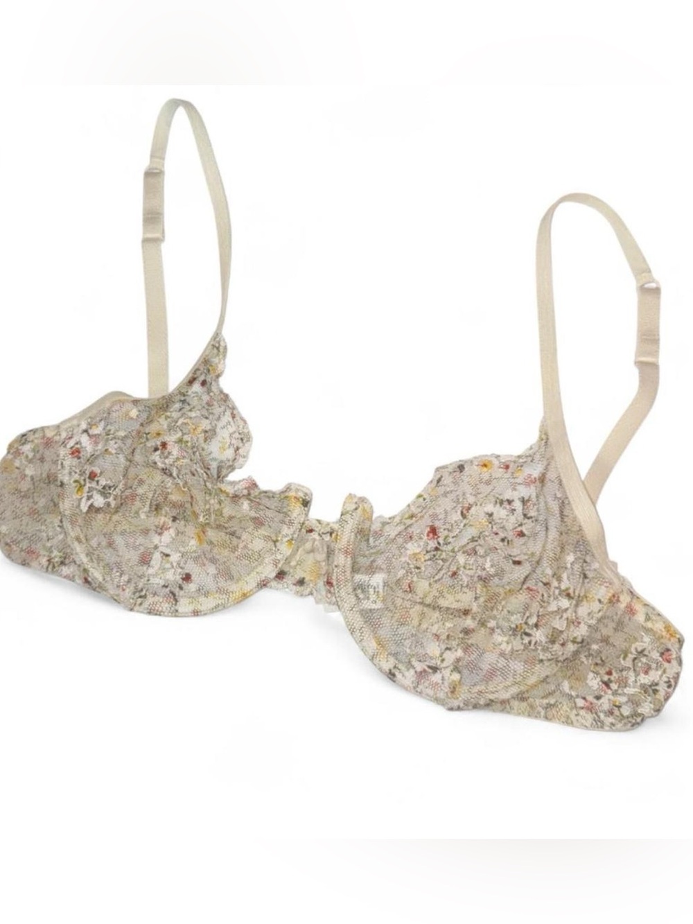 La Perla Glamour Floral Lace Underwire Bra EU 75B / UK 34B